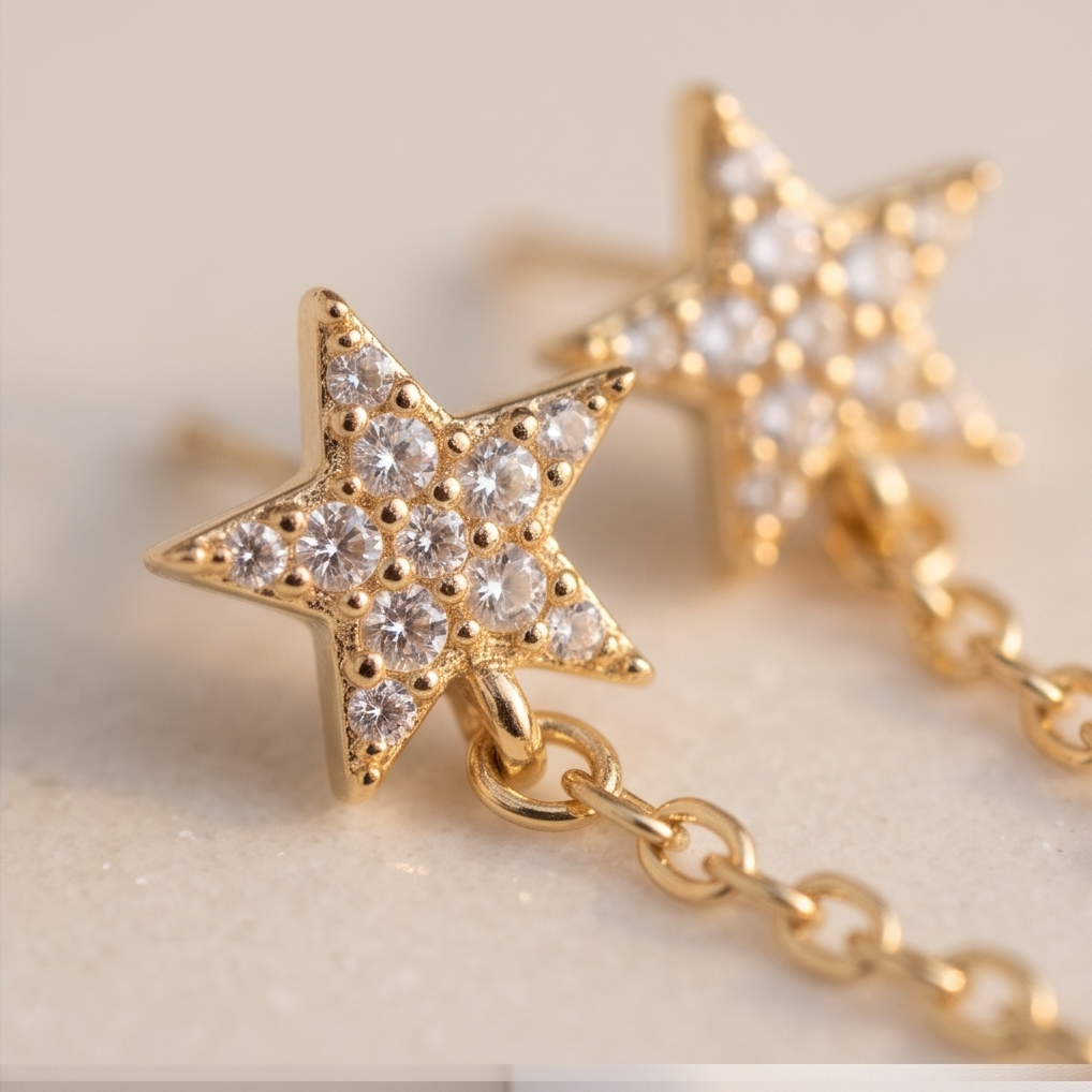Starlight Chain Earrings