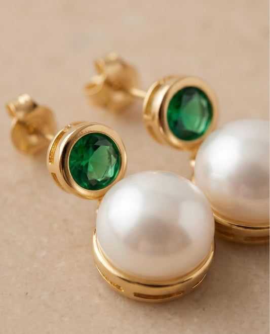 Birthstone Pearl Earrings