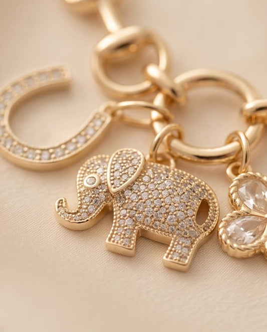 Elephant Charm Bracelet