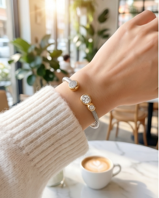 Duo Pavé Cuff
