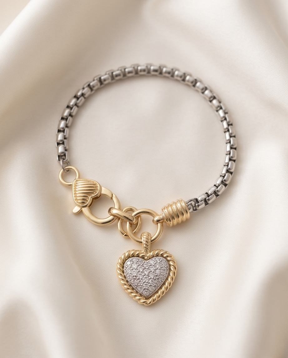 Belle Heart Bracelet