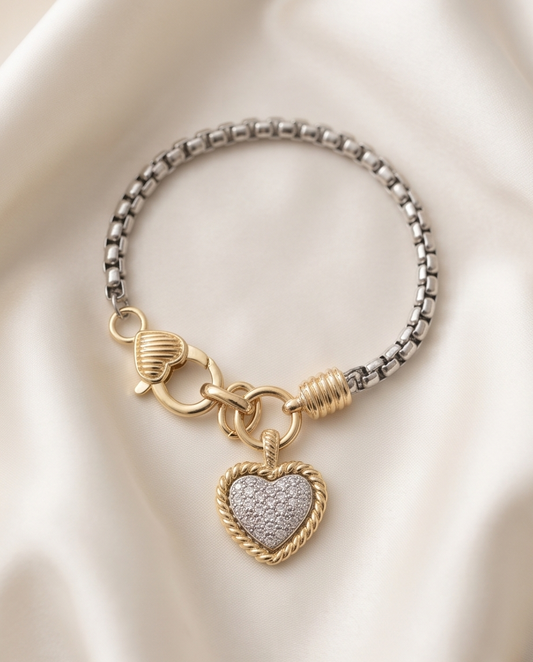 Belle Heart Bracelet