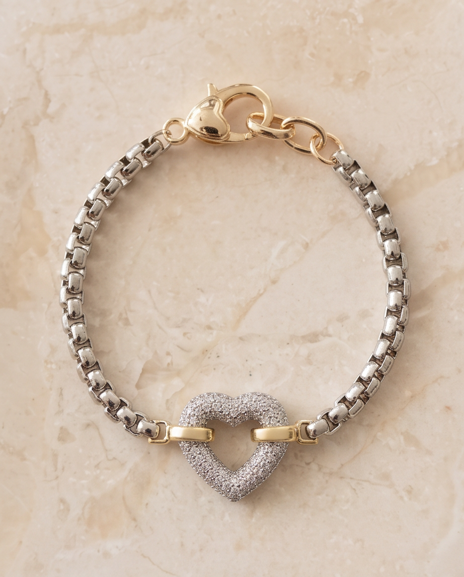 Heart Paved Bracelet