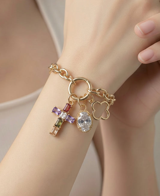 Faith & Fortune Charm Bracelet