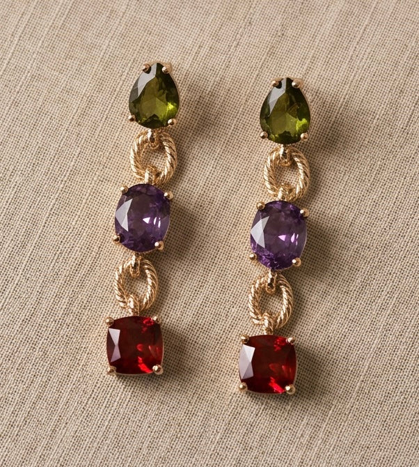 Jewel Cascade Earrings