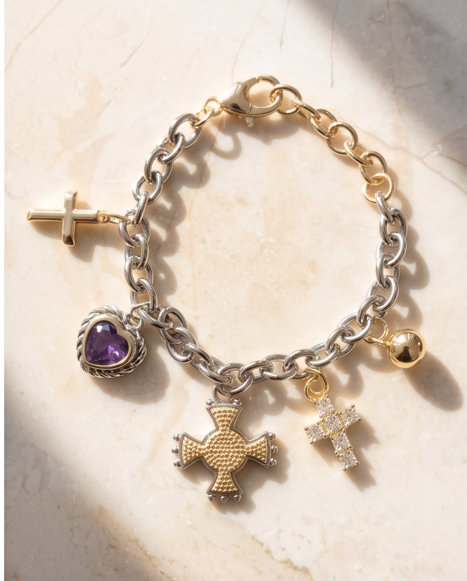 Faith & Grace Charm Bracelet