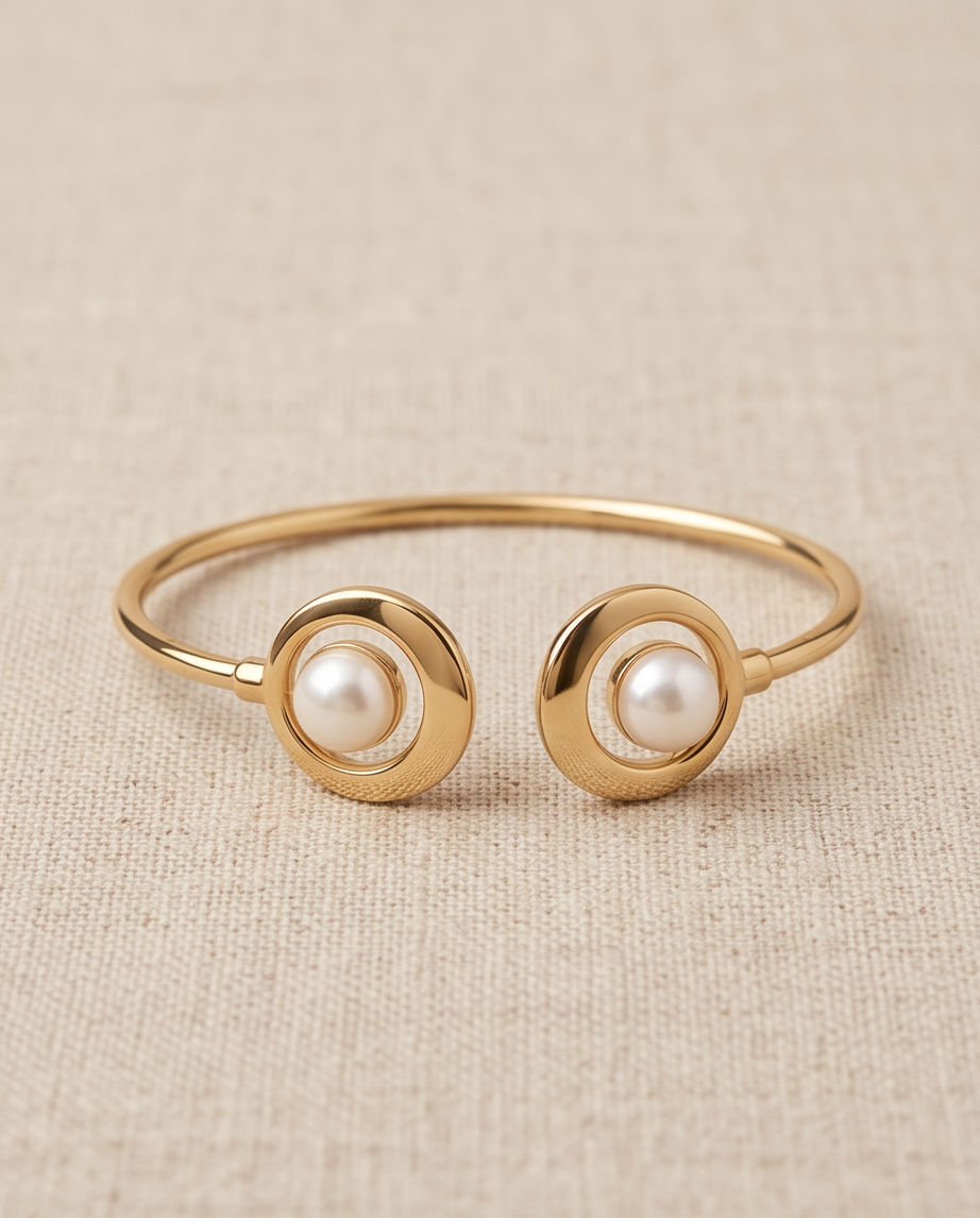 Mallorca Pearl Cuff