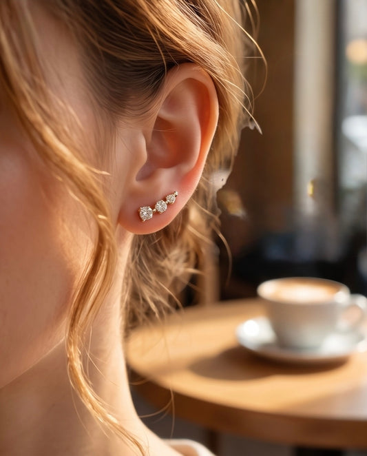 Crystal Drop Studs