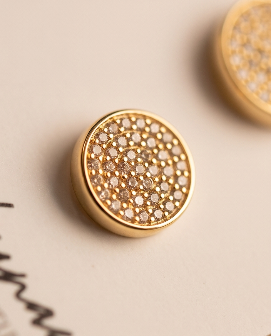 Sparkle Disc Earrings