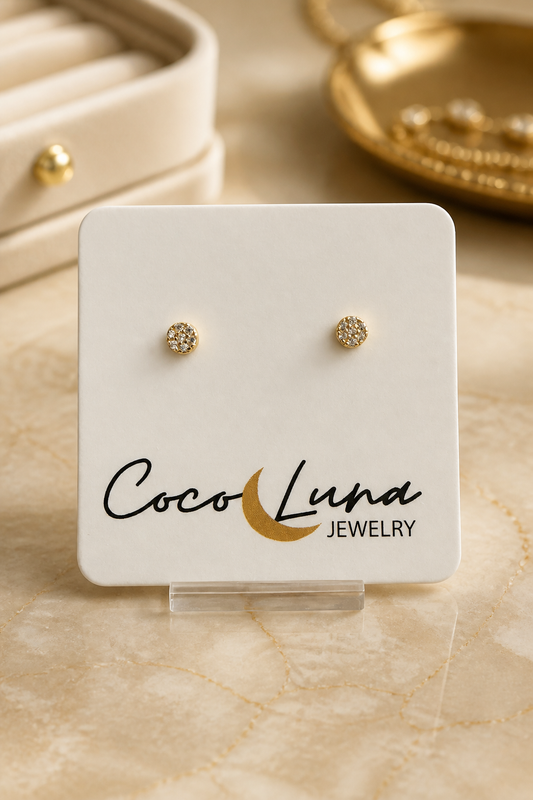 Sparkle Disc Earrings