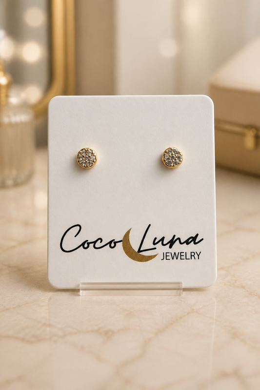 Sparkle Disc Earrings