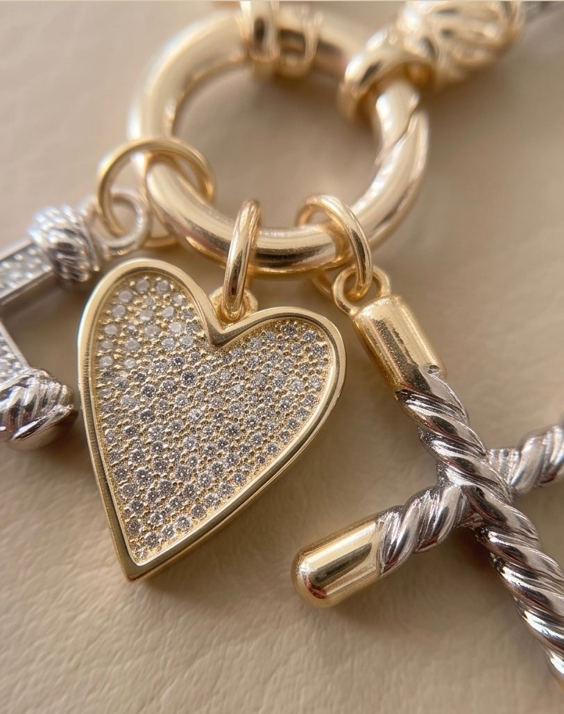 Amour & Crosses Necklace