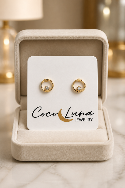 Orbit Crystal Stud