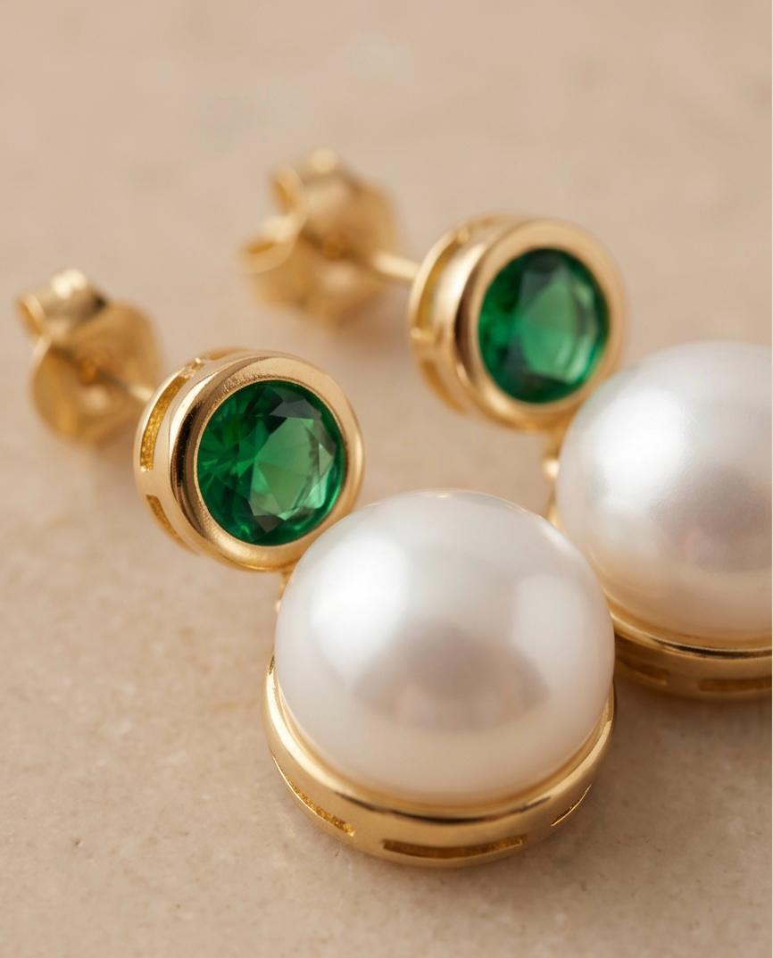 Birthstone Pearl Earrings