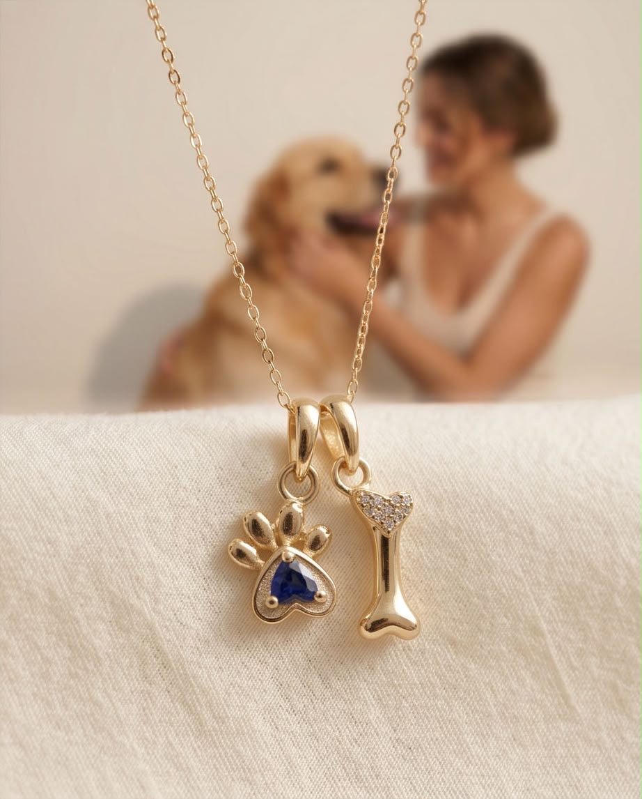 Paw & Bone Necklace