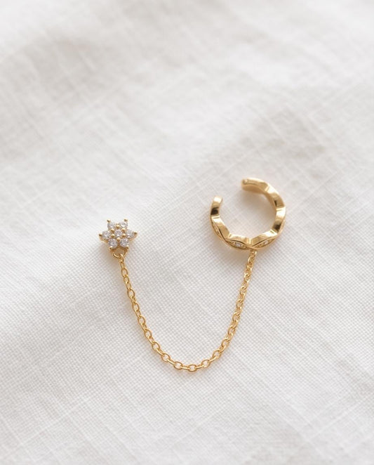 Sparkle Chain Ear Cuff
